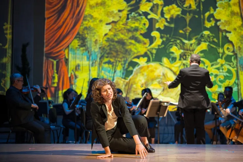 A student performs at SFCM's Opera Artist Diploma Showcase.