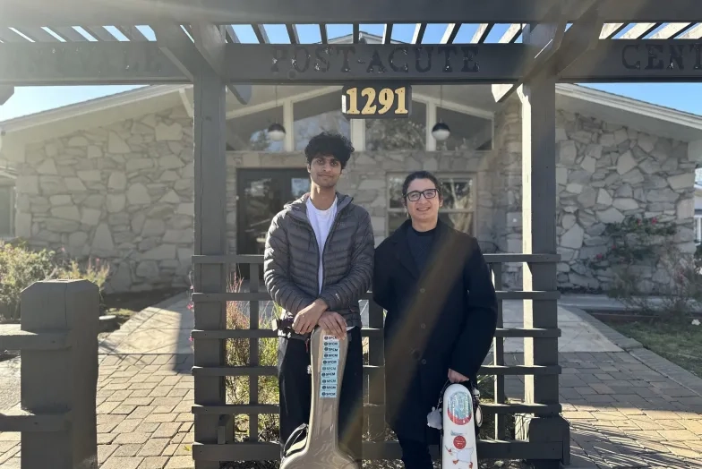 SFCM Pre-College students Nikhil Prabhakar and Mathias Gomez