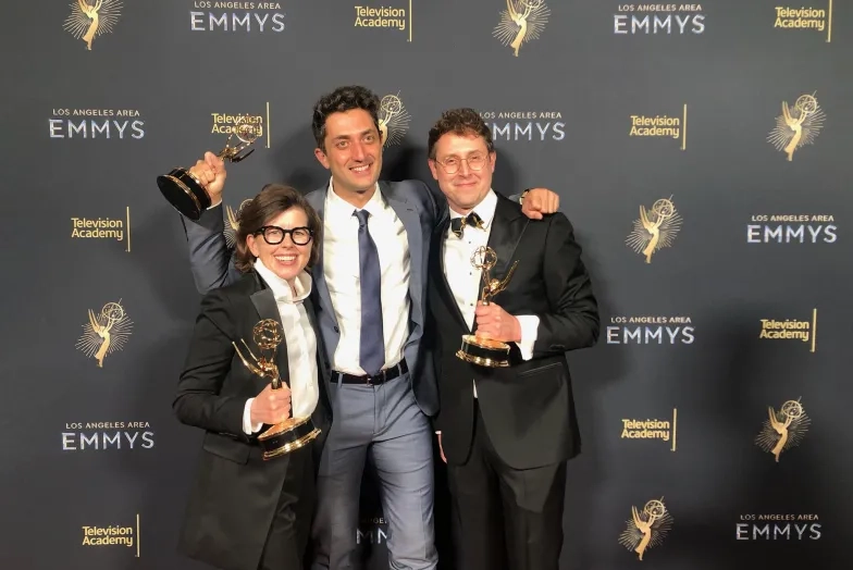 Theo Popov wins local emmy.