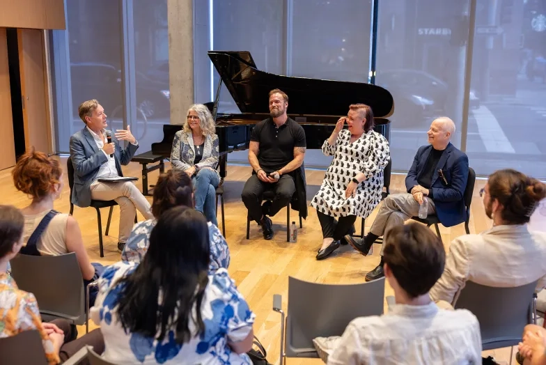 Jake Heggie, Susan Graham, Ryan McKinney, Jamie Barton and Patrick Summers.