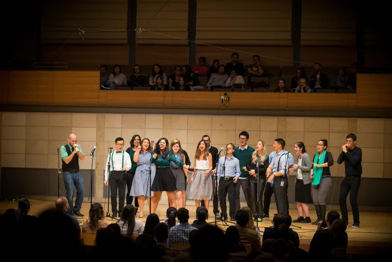 Googapella performs at SFCM.