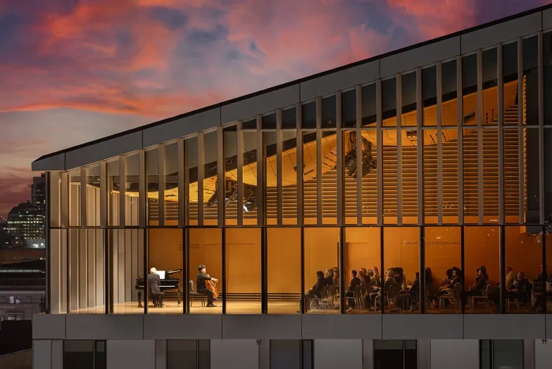 SFCM students playing in Barbro Osher Hall