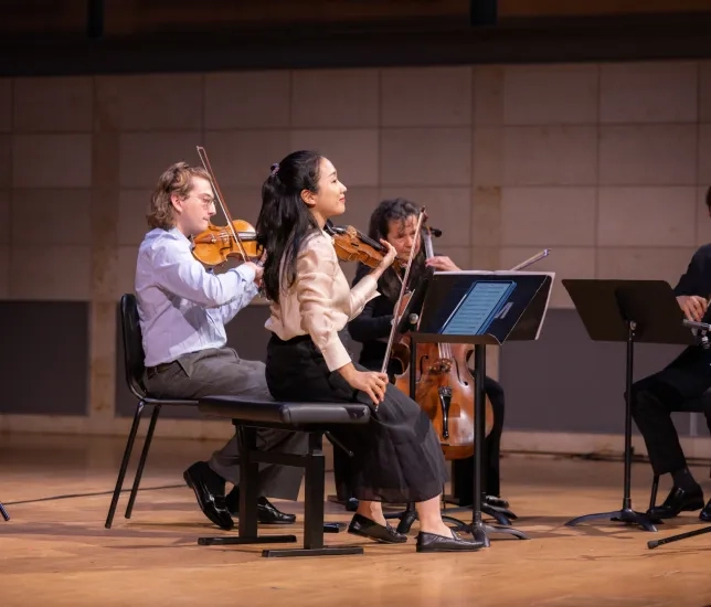 From left: Zeke Sokoloff, Wonhee Bae, Jennifer Culp, and Dimitri Murrath.