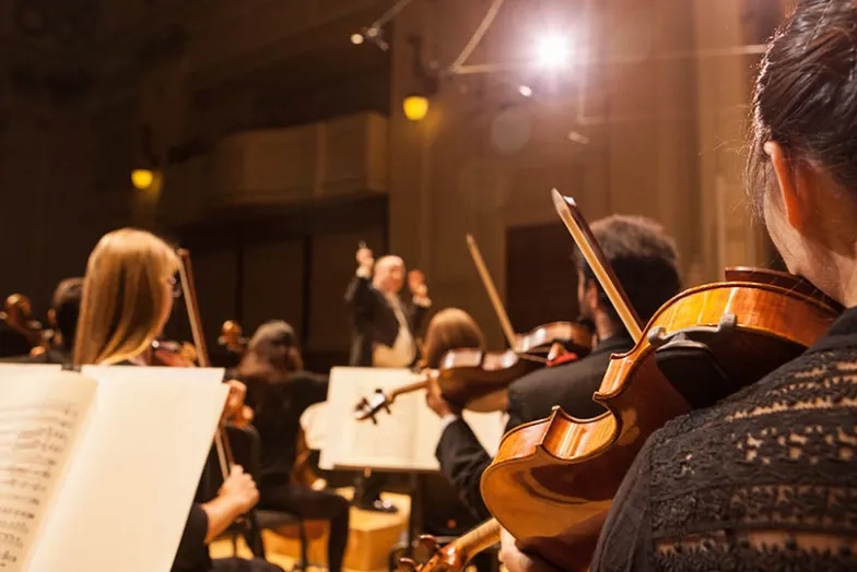 SFCM students playing together in Orchestra