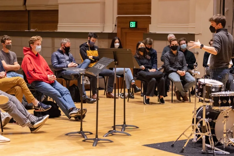 masterclass, percussion, sfcm, jake nissly, ed stephan