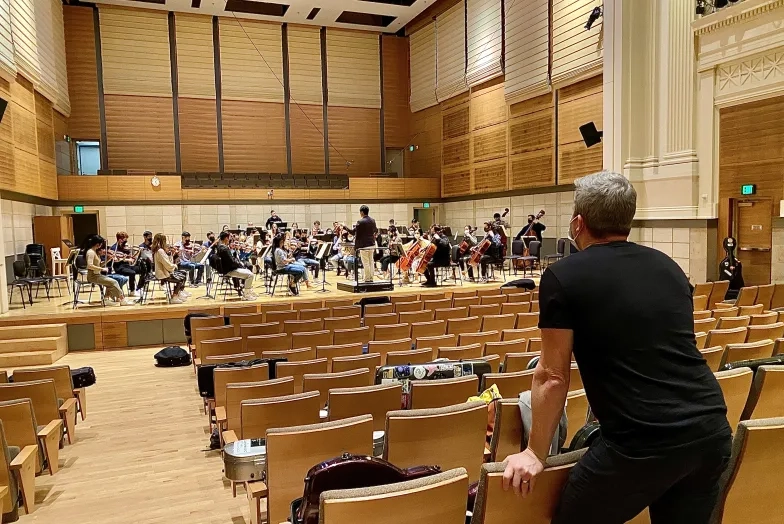 SFCM orchestra, Edwin Outwater, Jaco Wong