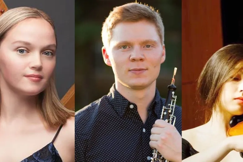 Madeline Jarzembak ’18, Timothy Daniels ’18, and Vivian Ling ’20