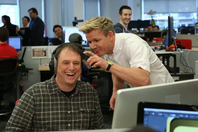 Dren McDonald and Gordon Ramsey