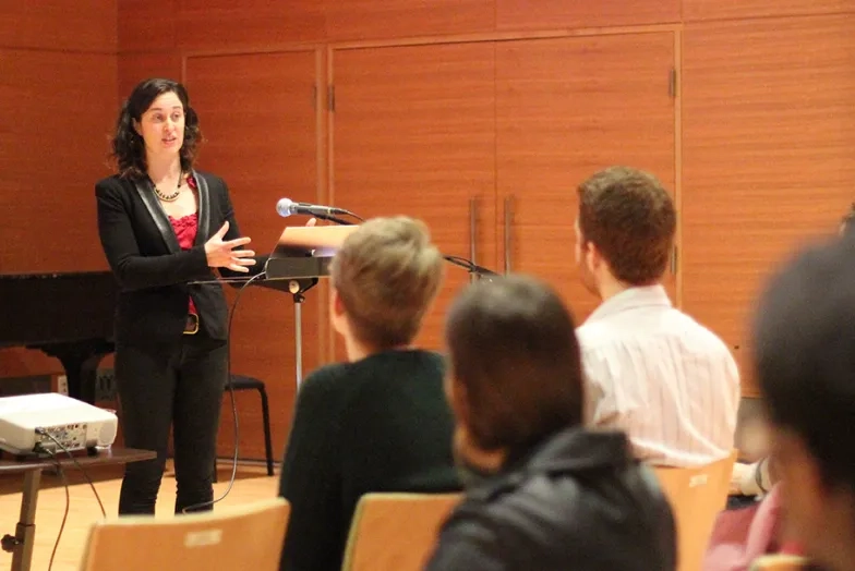 Presentation in Caroline Hume Hall