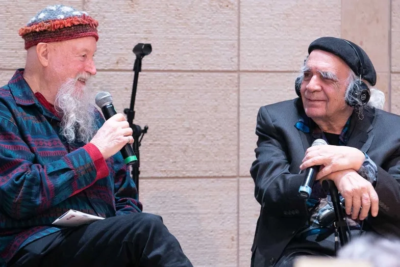 Ramón Sender Barayón and Terry Riley Ramón Sender Barayón and Terry Riley