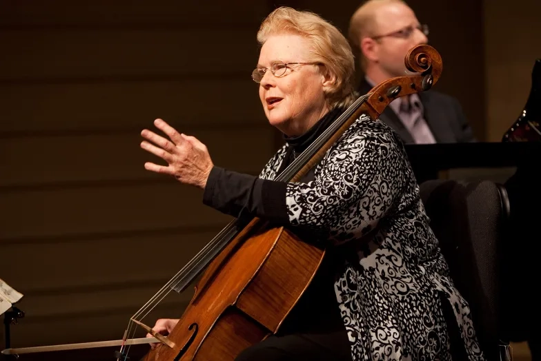 SFCM faculty and cello player Bonnie Hampton Bonnie Hampton, SFCM, Cello,