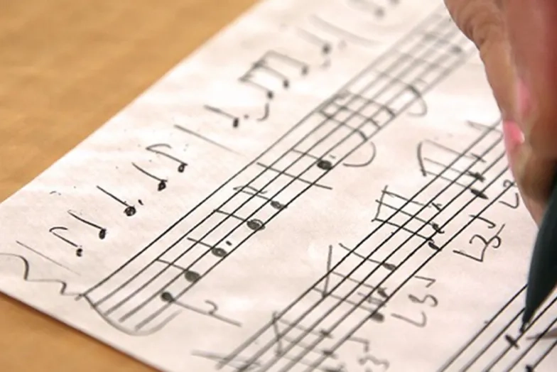 Sheet music composition