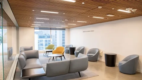 Lounge outside Fisher Conference Room