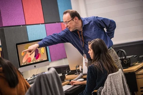 Lennie Moore notation seminar using Sibelius Xi in Technology and Applied Composition TAC studio