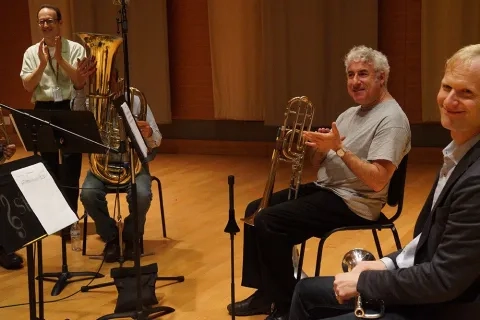 Recording session of Kevin Becker 19' piece that won 2017 KDFC Sound Logo Competition