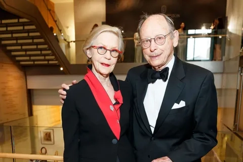Couple at gala