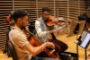 Black Student Union members rehearse in SFCM's Studio G.