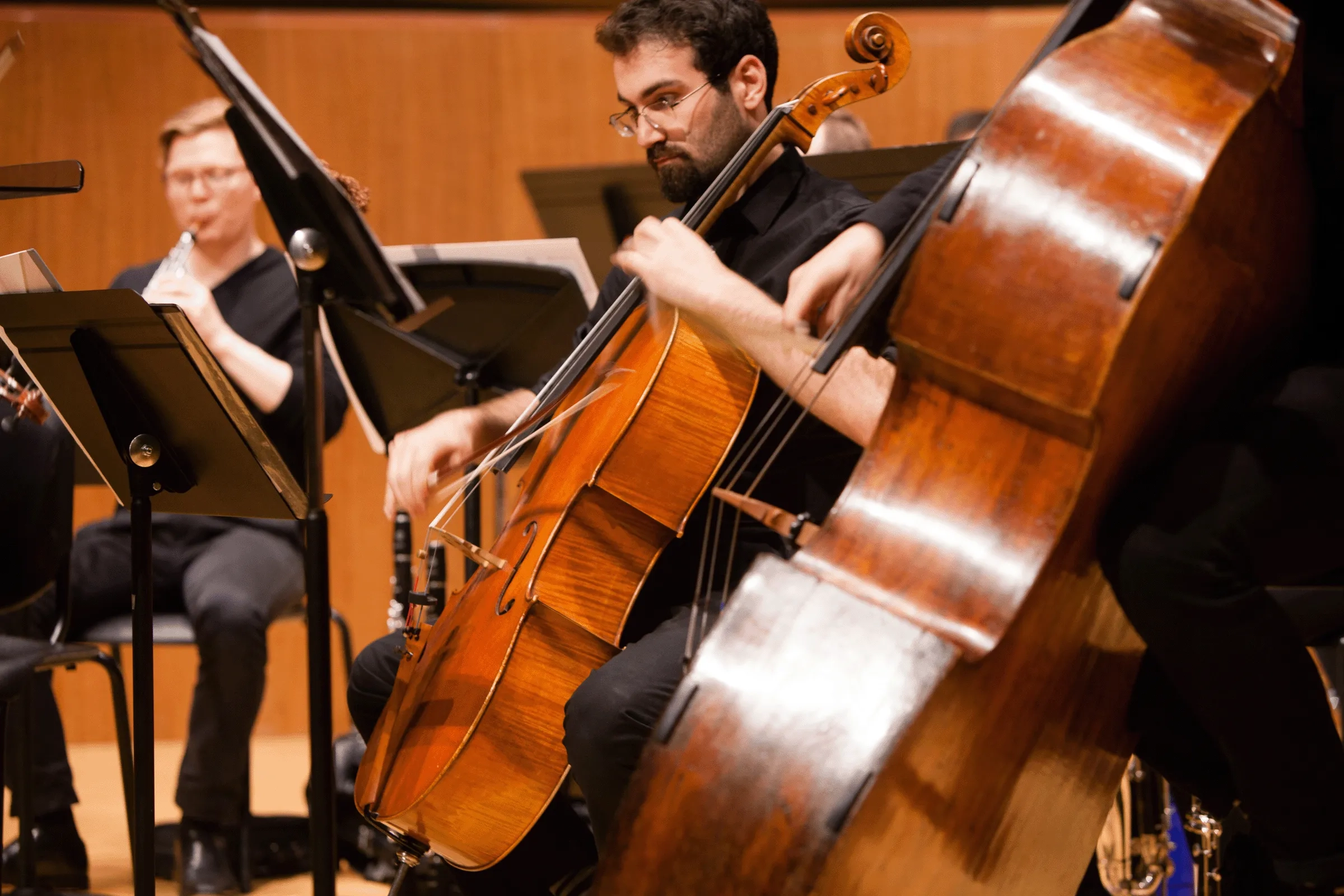 An ensemble playing